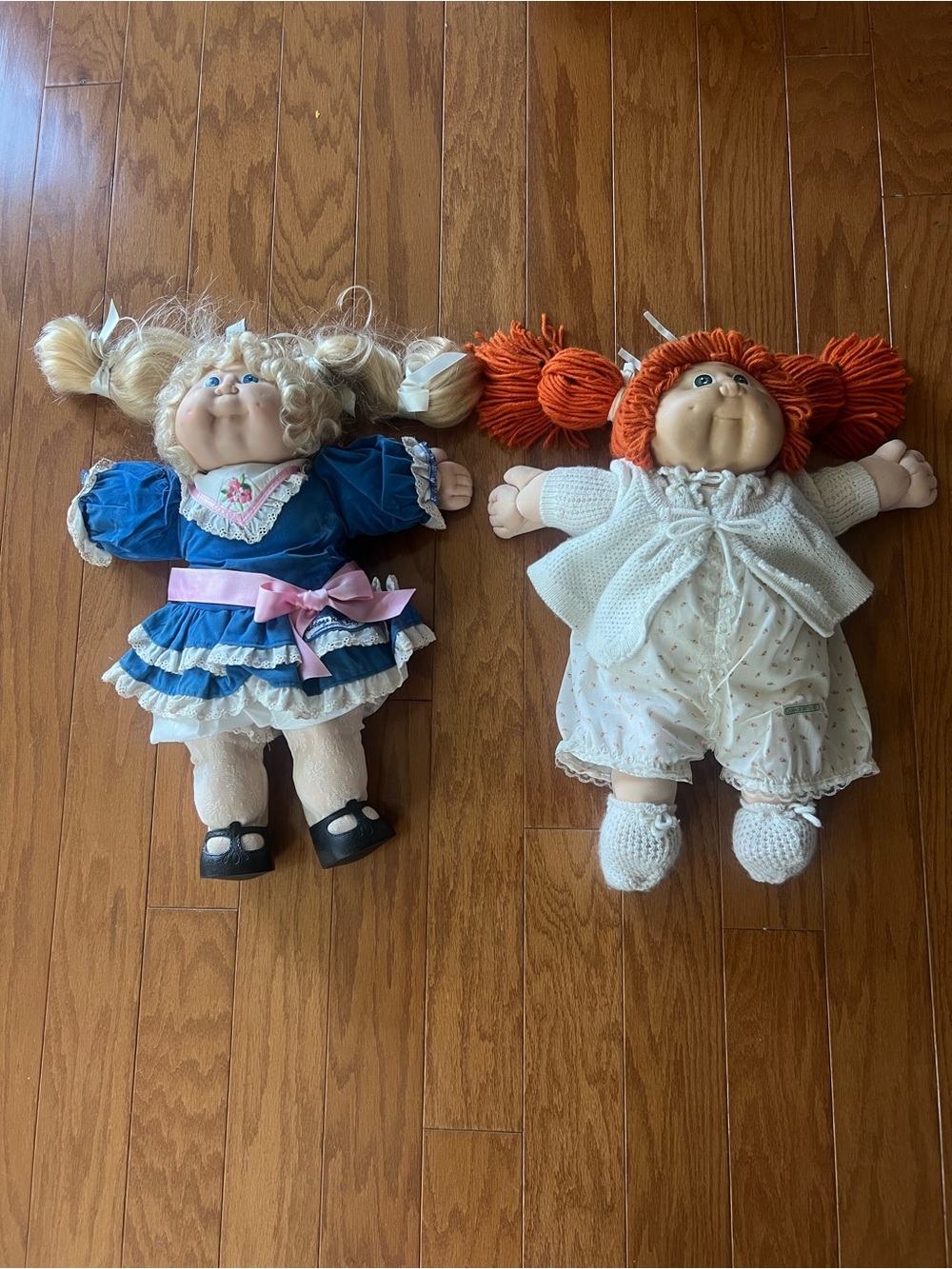 Cabbage patch girl doll  Set - Blonde and Redhead Girls